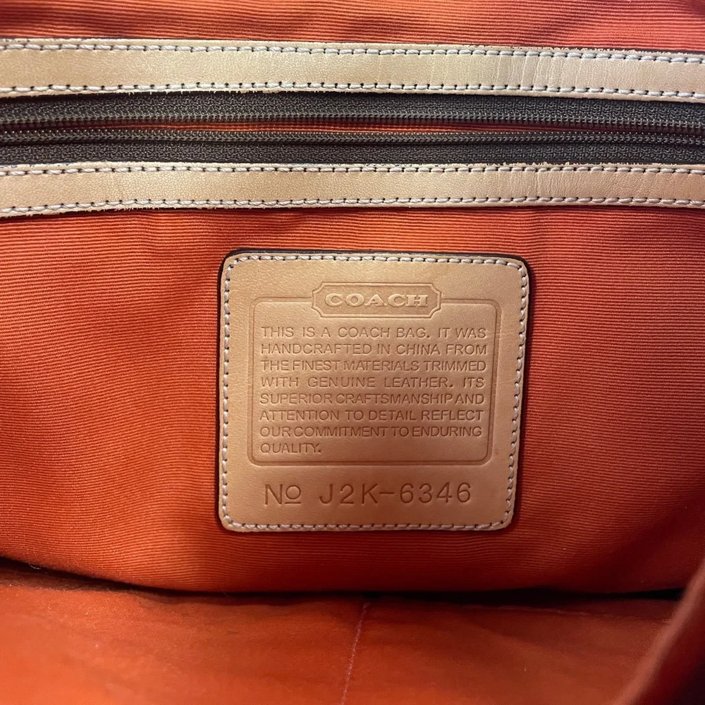 Coach Canvas Hobo Bag